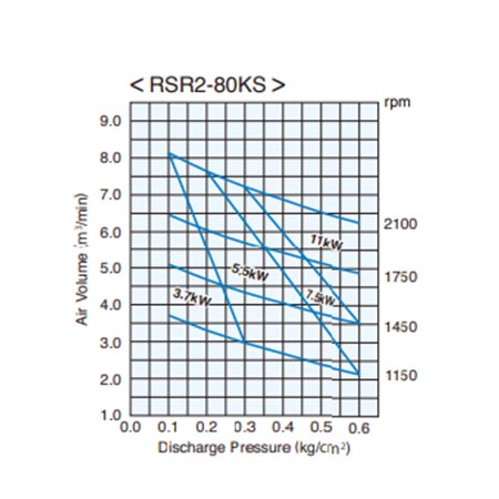 Máy thổi khí Tsurumi KRS2-80KS